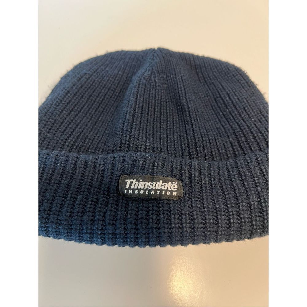 Black Thinsulate Ski Beanie Hat  Lining -40* Made in USA